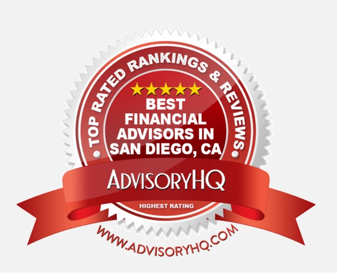 AdvisorHQ Best Financial advisors in San Diego awards