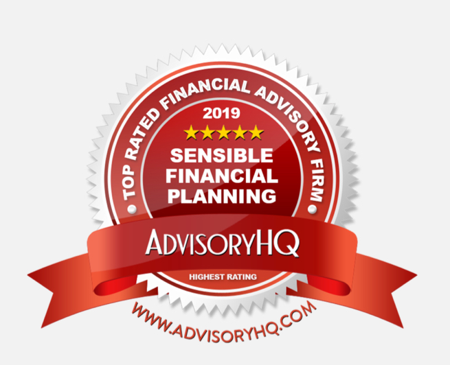 Advisory HQ badge for Sensible Financial Planning awards