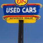 used car sign