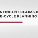 Image for contingent claims in life cycle planning