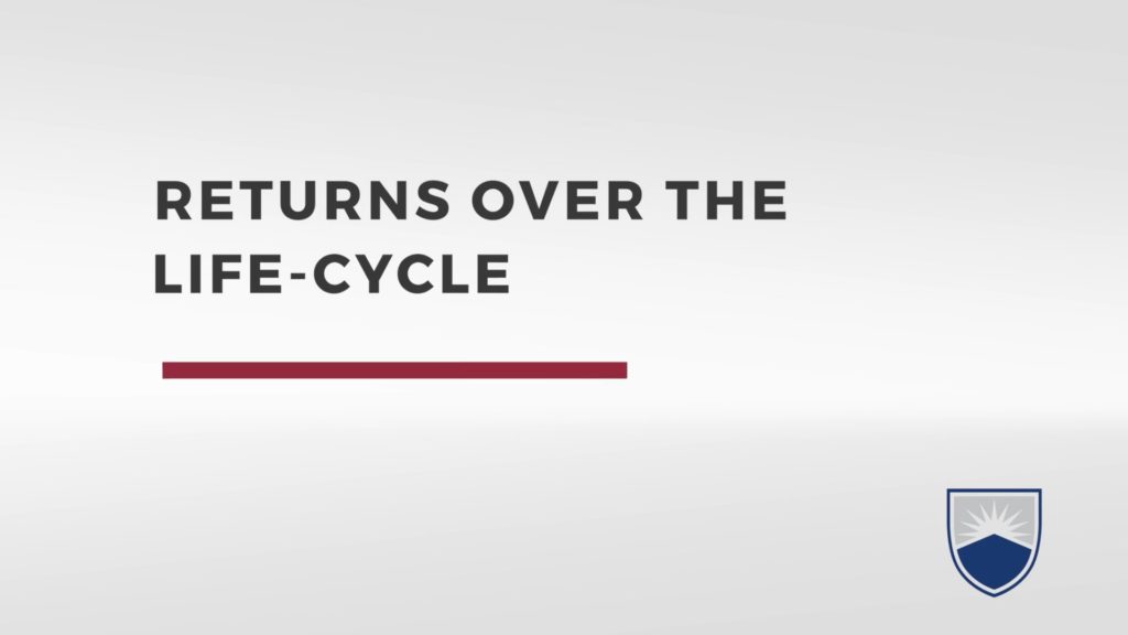 Image for returns over the life-cycle