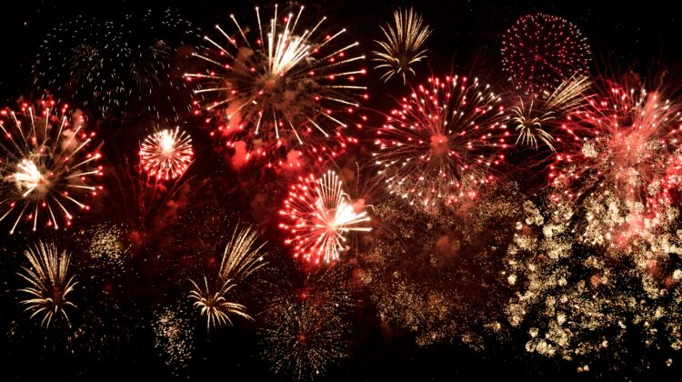 The picture shows fireworks exploding to symbolize the 20th anniversary of Sensible.