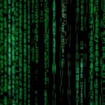 The picture shows lines of code to represent the digital assets you would put in a digital estate plan.